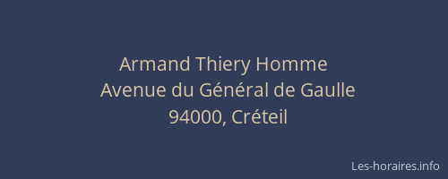 Armand Thiery Homme