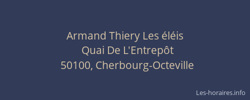Armand Thiery Les éléis