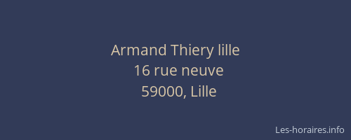 Armand Thiery lille
