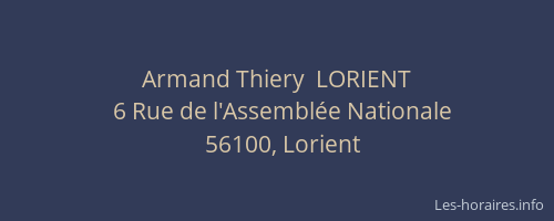 Armand Thiery  LORIENT