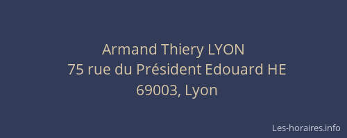 Armand Thiery LYON