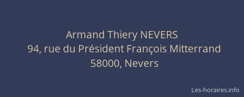 Armand Thiery NEVERS