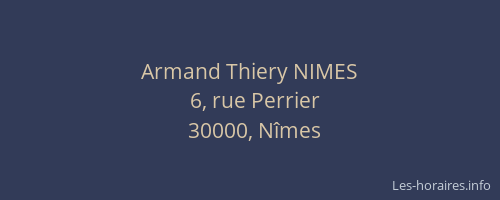 Armand Thiery NIMES
