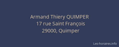 Armand Thiery QUIMPER