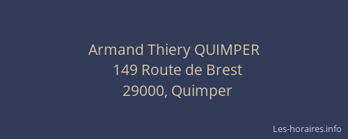 Armand Thiery QUIMPER