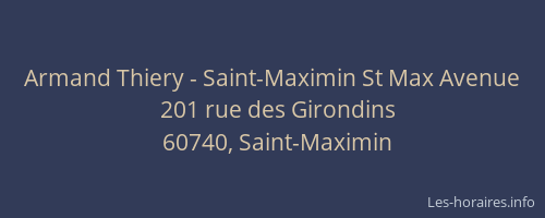 Armand Thiery - Saint-Maximin St Max Avenue