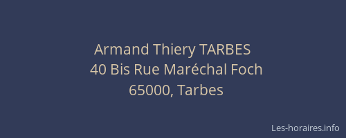 Armand Thiery TARBES