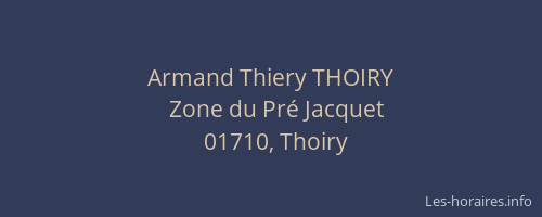Armand Thiery THOIRY