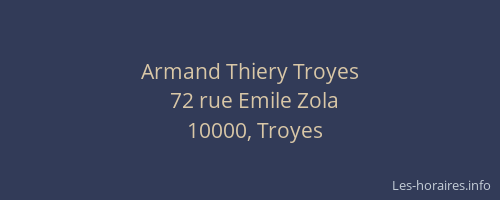 Armand Thiery Troyes