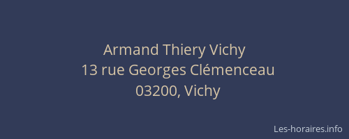 Armand Thiery Vichy