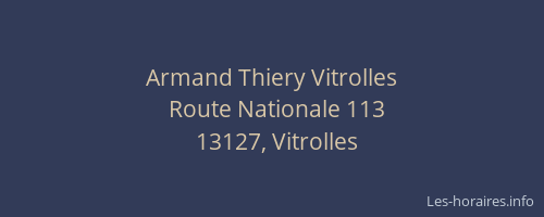 Armand Thiery Vitrolles