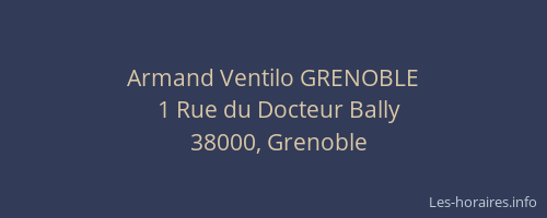 Armand Ventilo GRENOBLE
