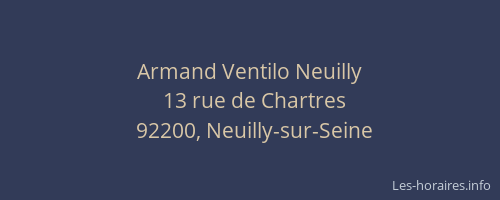 Armand Ventilo Neuilly