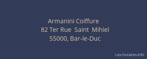Armanini Coiffure