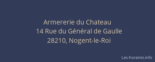Armererie du Chateau