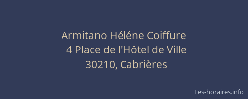 Armitano H&eacute;l&eacute;ne Coiffure