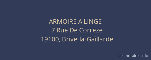 ARMOIRE A LINGE