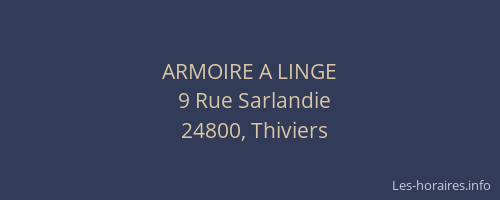 ARMOIRE A LINGE