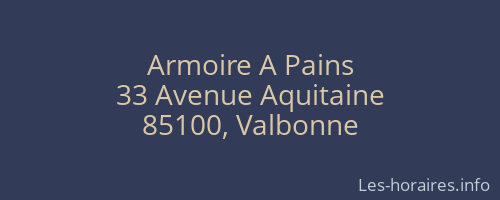 Armoire A Pains