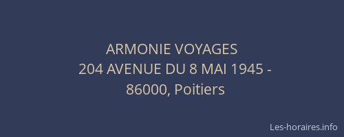 ARMONIE VOYAGES
