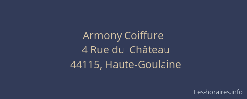 Armony Coiffure