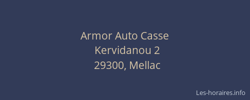 Armor Auto Casse