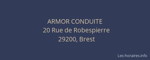 ARMOR CONDUITE