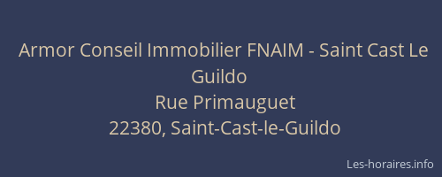 Armor Conseil Immobilier FNAIM - Saint Cast Le Guildo