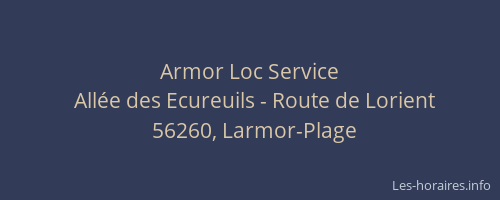 Armor Loc Service