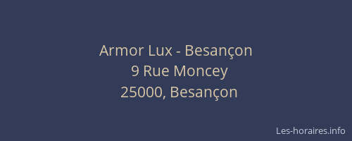 Armor Lux - Besançon