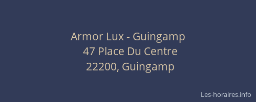 Armor Lux - Guingamp