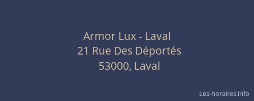 Armor Lux - Laval