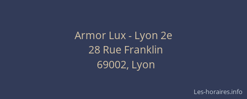 Armor Lux - Lyon 2e