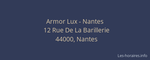Armor Lux - Nantes