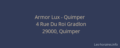 Armor Lux - Quimper