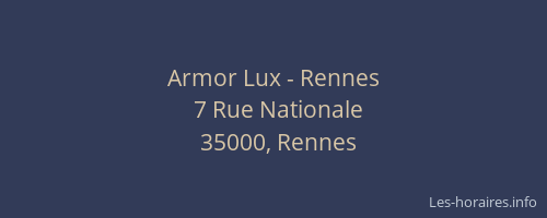 Armor Lux - Rennes