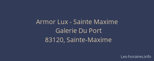 Armor Lux - Sainte Maxime