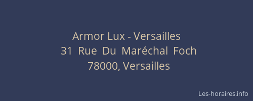 Armor Lux - Versailles
