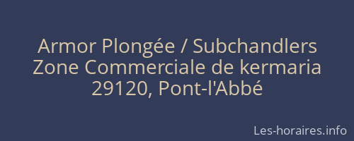 Armor Plongée / Subchandlers