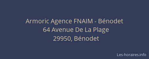 Armoric Agence FNAIM - Bénodet