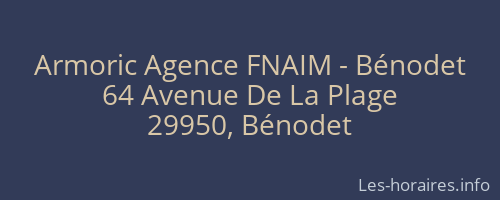 Armoric Agence FNAIM - Bénodet