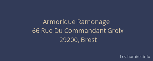 Armorique Ramonage