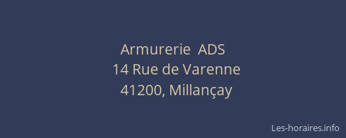 Armurerie  ADS