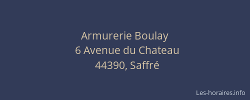 Armurerie Boulay