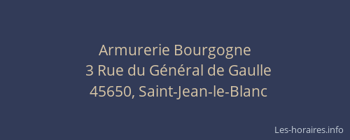 Armurerie Bourgogne