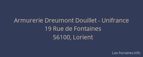 Armurerie Dreumont Douillet - Unifrance