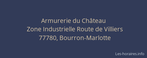 Armurerie du Château