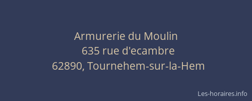Armurerie du Moulin