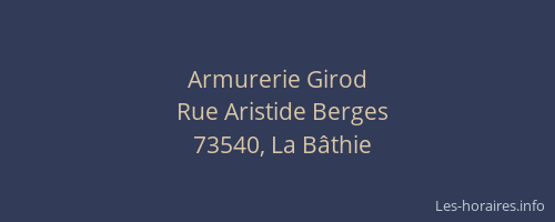 Armurerie Girod