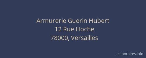Armurerie Guerin Hubert